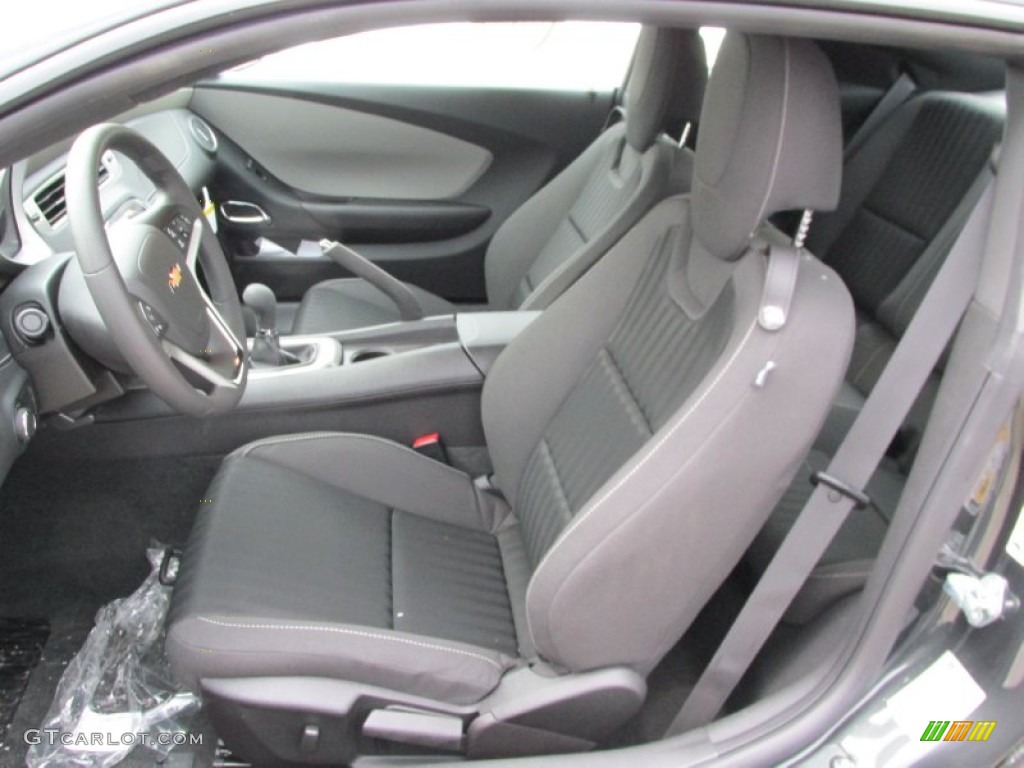 Black Interior 2014 Chevrolet Camaro LS Coupe Photo #88913922