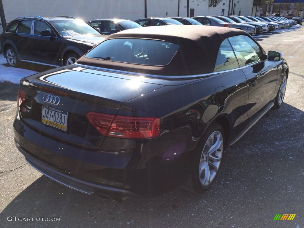 2013 S5 3.0 TFSI quattro Convertible - Moonlight Blue Metallic / Chestnut Brown photo #10