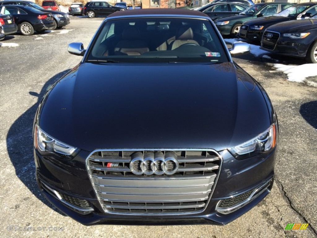 2013 S5 3.0 TFSI quattro Convertible - Moonlight Blue Metallic / Chestnut Brown photo #17