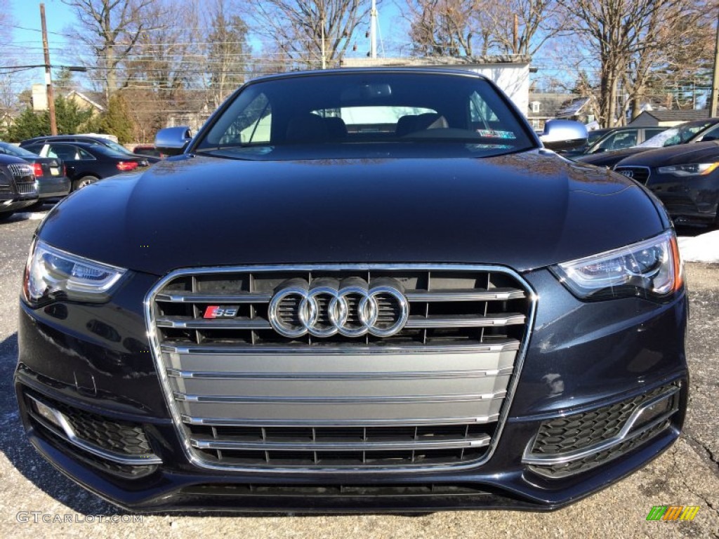 2013 S5 3.0 TFSI quattro Convertible - Moonlight Blue Metallic / Chestnut Brown photo #18