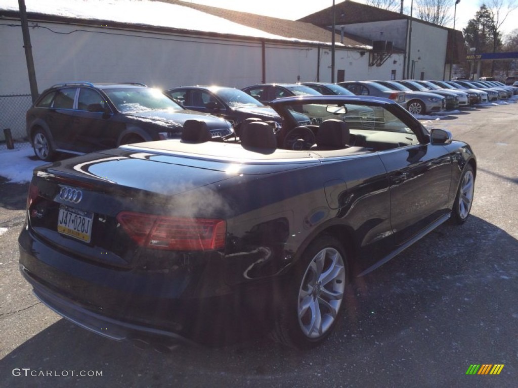 2013 S5 3.0 TFSI quattro Convertible - Moonlight Blue Metallic / Chestnut Brown photo #23