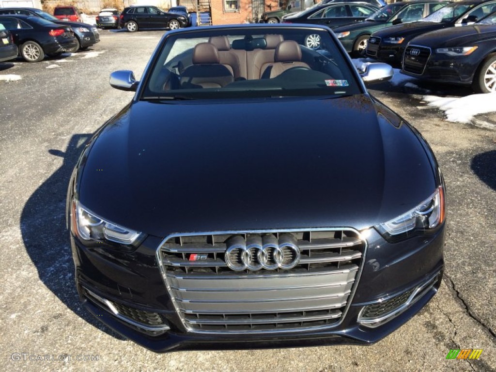 2013 S5 3.0 TFSI quattro Convertible - Moonlight Blue Metallic / Chestnut Brown photo #26