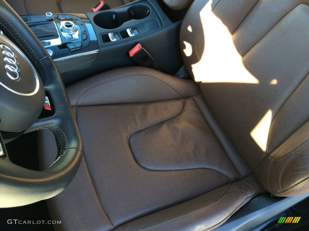 2013 S5 3.0 TFSI quattro Convertible - Moonlight Blue Metallic / Chestnut Brown photo #27
