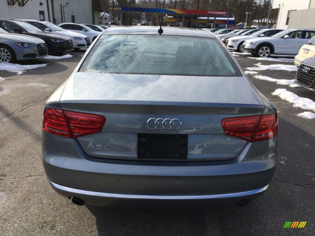 2013 A8 L 3.0T quattro - Quartz Gray Metallic / Black photo #8