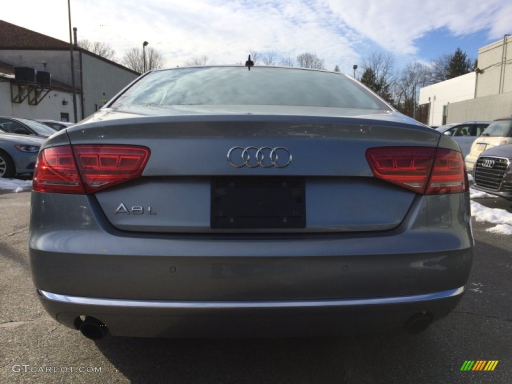 2013 A8 L 3.0T quattro - Quartz Gray Metallic / Black photo #9