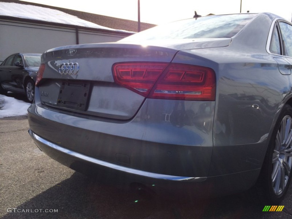 2013 A8 L 3.0T quattro - Quartz Gray Metallic / Black photo #11