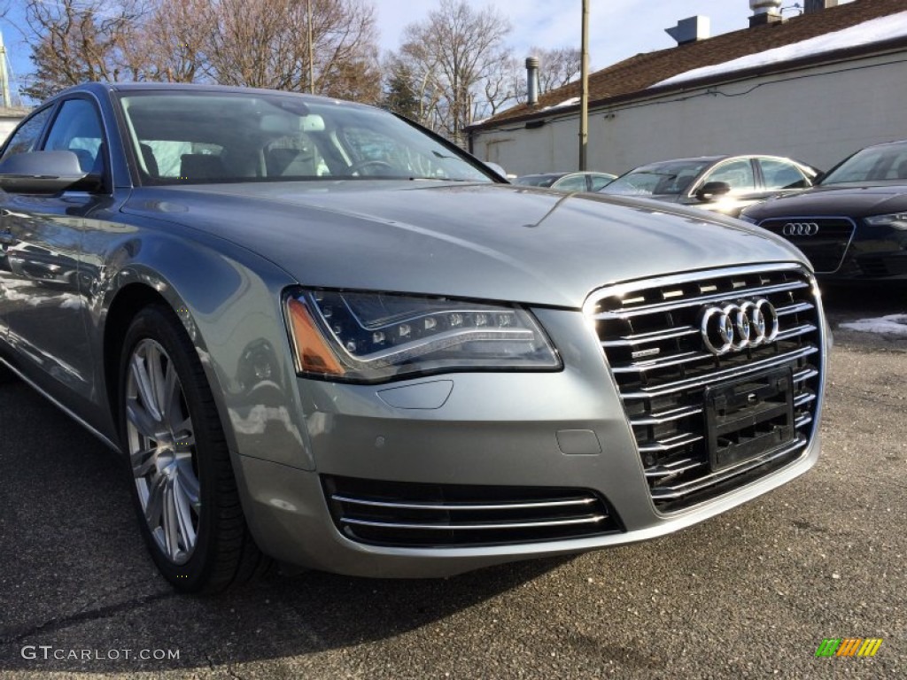 2013 A8 L 3.0T quattro - Quartz Gray Metallic / Black photo #15