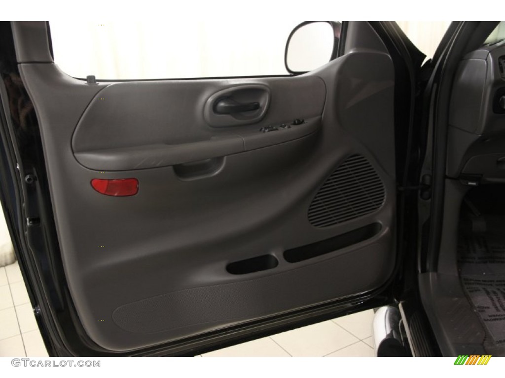 2004 F150 XLT Heritage SuperCab 4x4 - Black / Heritage Graphite Grey photo #4