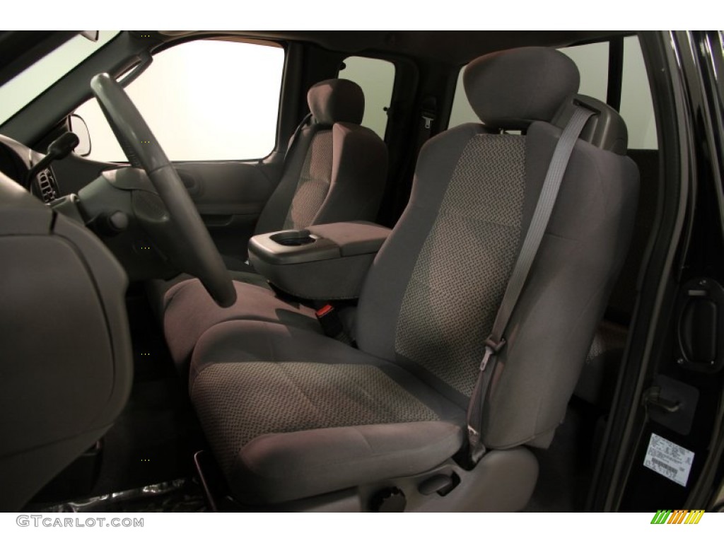 2004 F150 XLT Heritage SuperCab 4x4 - Black / Heritage Graphite Grey photo #5