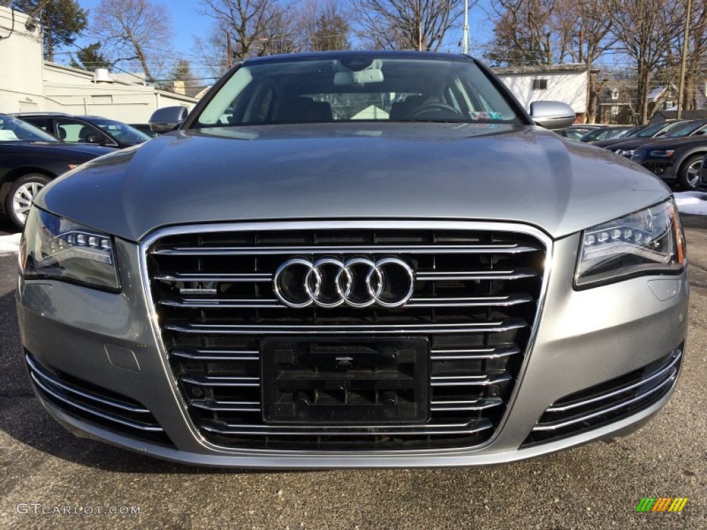 2013 A8 L 3.0T quattro - Quartz Gray Metallic / Black photo #18
