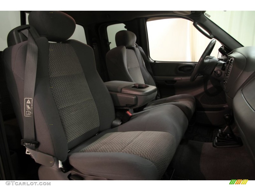 2004 F150 XLT Heritage SuperCab 4x4 - Black / Heritage Graphite Grey photo #11