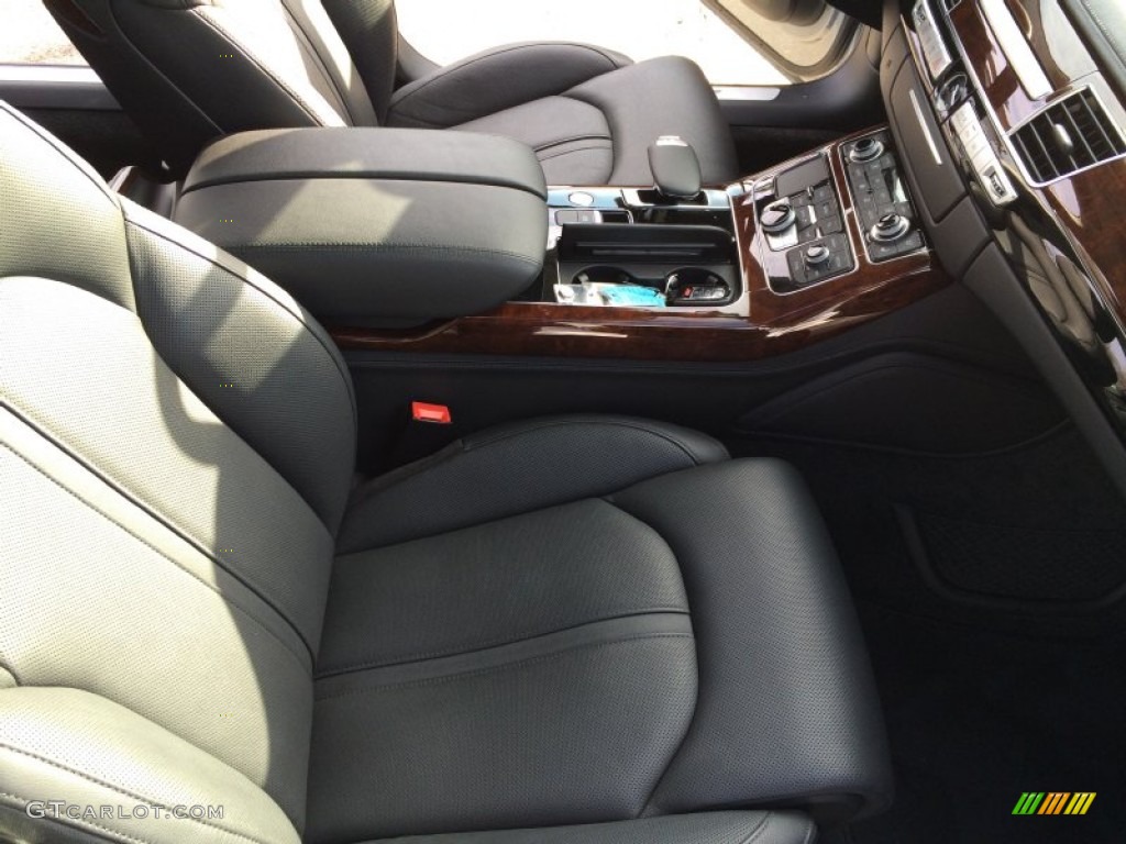 2013 A8 L 3.0T quattro - Quartz Gray Metallic / Black photo #25