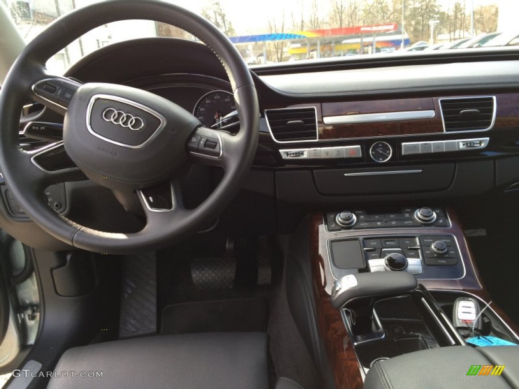 2013 A8 L 3.0T quattro - Quartz Gray Metallic / Black photo #27