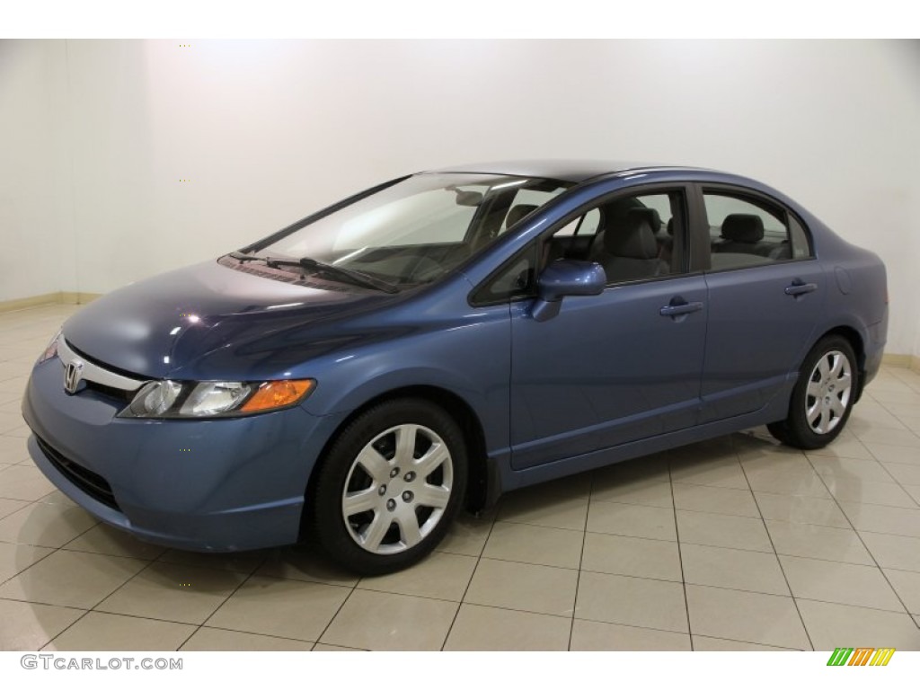 Atomic Blue Metallic 2008 Honda Civic LX Sedan Exterior Photo #88916691