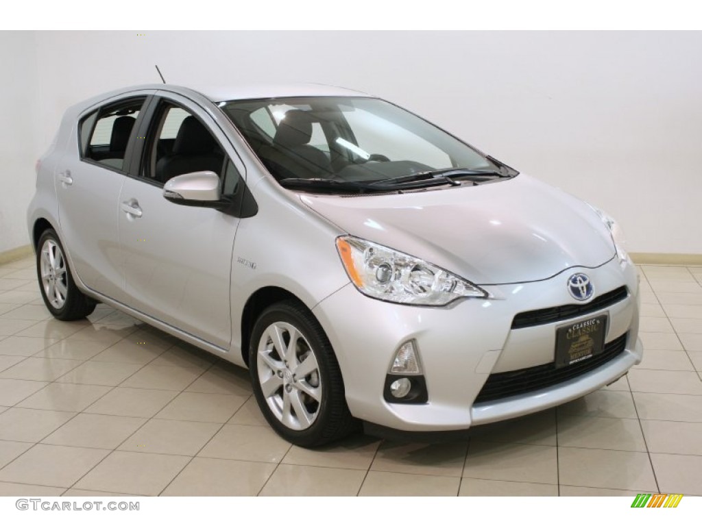 2012 Prius c Hybrid Four - Classic Silver Metallic / Black photo #1