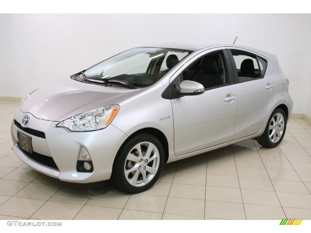 2012 Prius c Hybrid Four - Classic Silver Metallic / Black photo #3