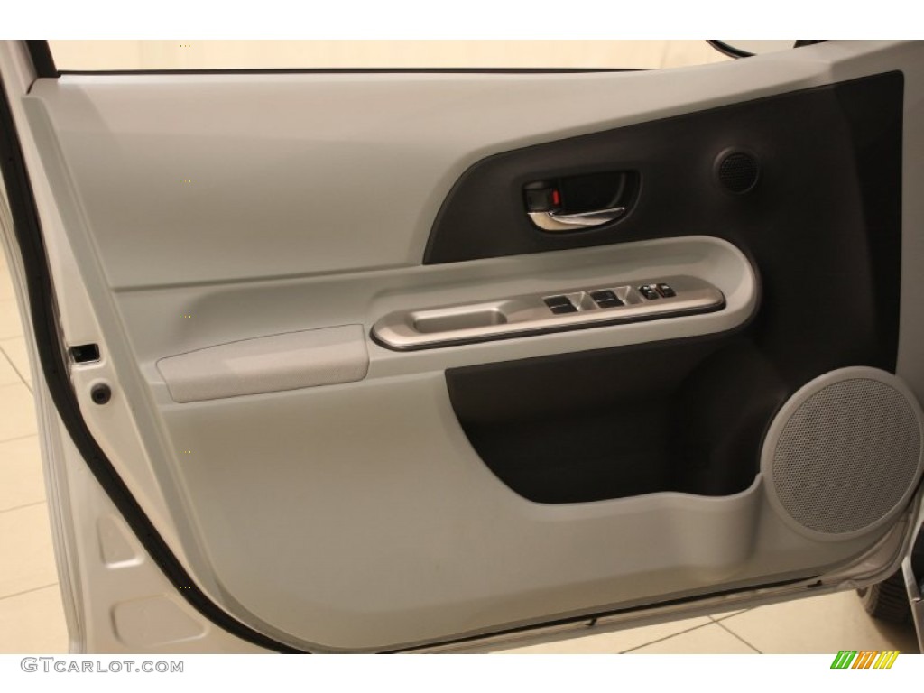 2012 Prius c Hybrid Four - Classic Silver Metallic / Black photo #4