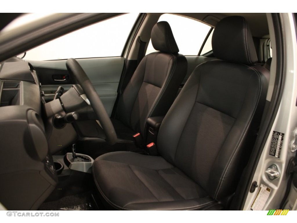 2012 Prius c Hybrid Four - Classic Silver Metallic / Black photo #5