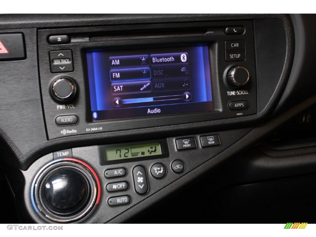 2012 Prius c Hybrid Four - Classic Silver Metallic / Black photo #8
