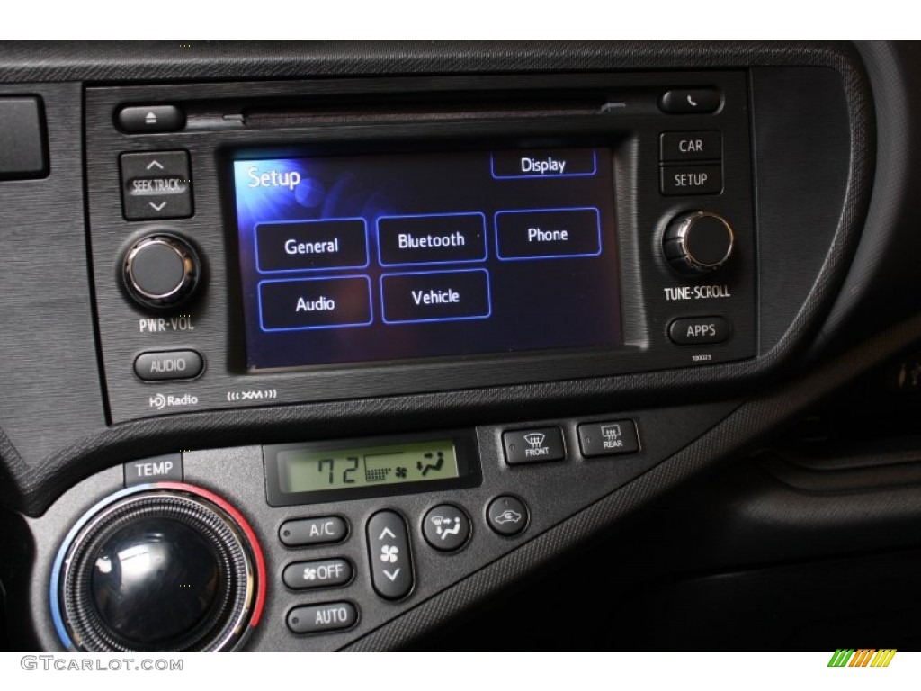 2012 Prius c Hybrid Four - Classic Silver Metallic / Black photo #13