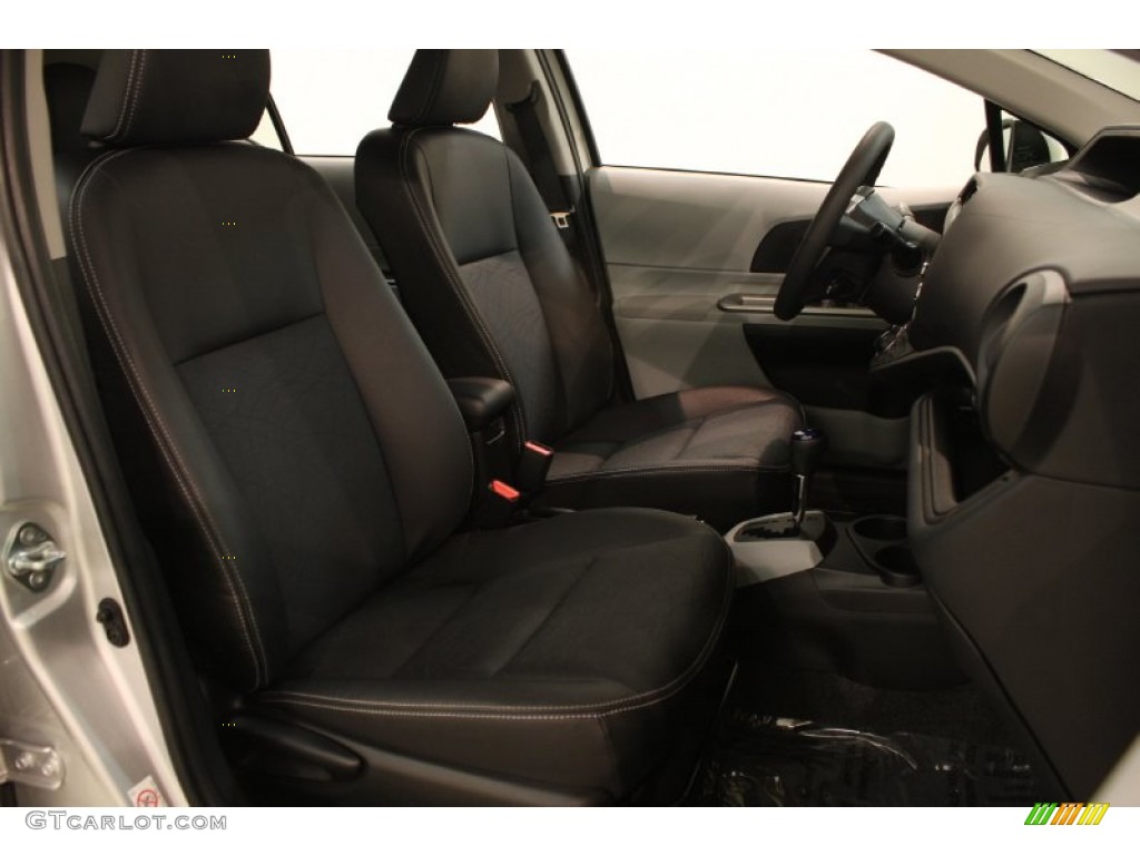 2012 Prius c Hybrid Four - Classic Silver Metallic / Black photo #15
