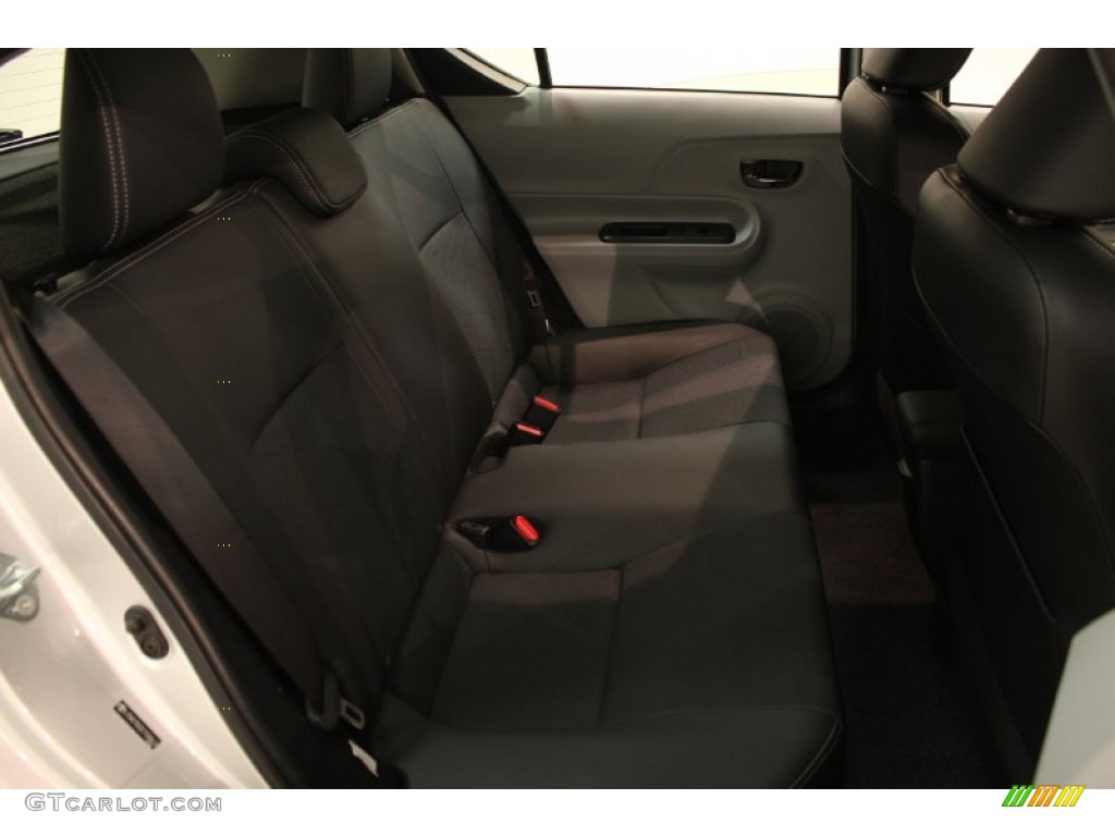 2012 Prius c Hybrid Four - Classic Silver Metallic / Black photo #16