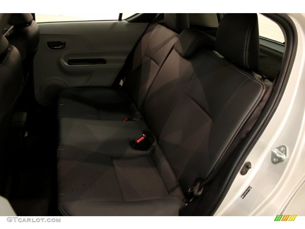 2012 Prius c Hybrid Four - Classic Silver Metallic / Black photo #17
