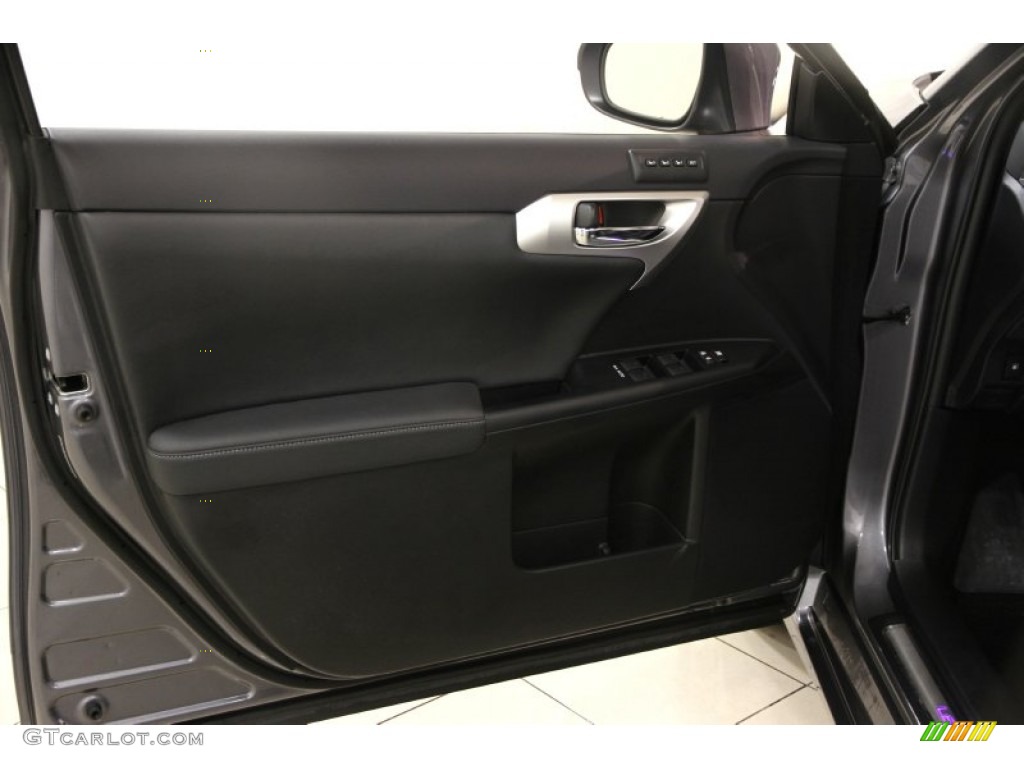 2012 CT 200h Hybrid Premium - Nebula Gray Pearl / Black photo #4