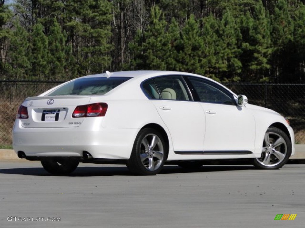 2010 GS 350 - Starfire Pearl White / Parchment photo #2