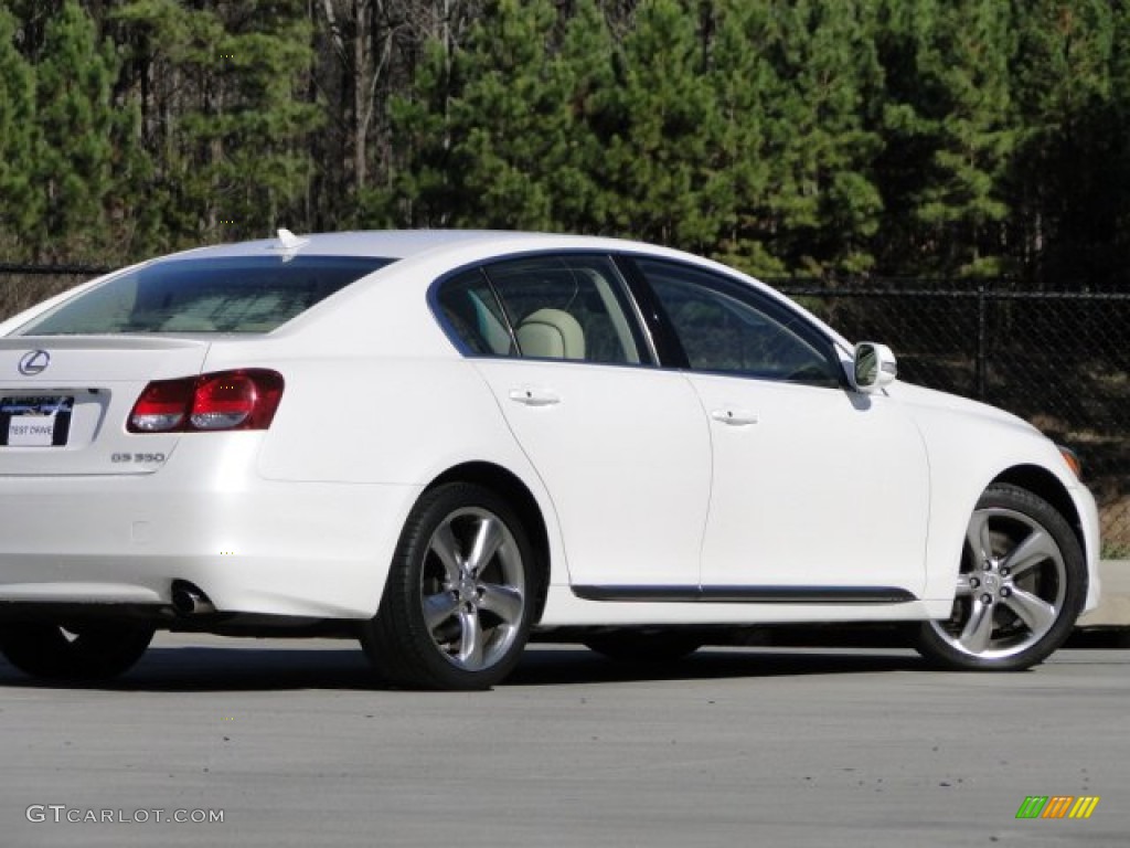 2010 GS 350 - Starfire Pearl White / Parchment photo #3