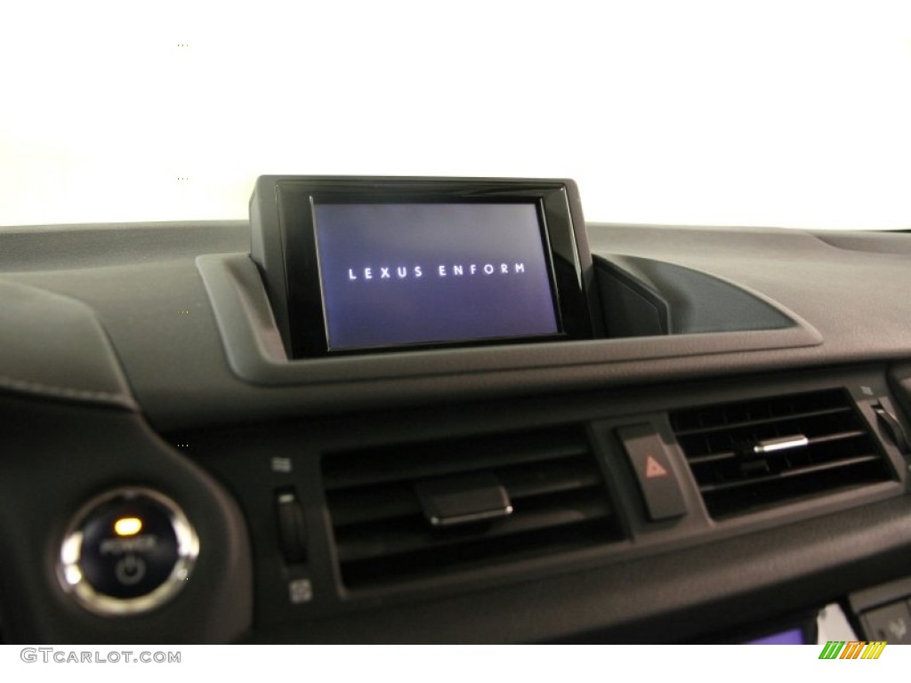 2012 CT 200h Hybrid Premium - Nebula Gray Pearl / Black photo #18