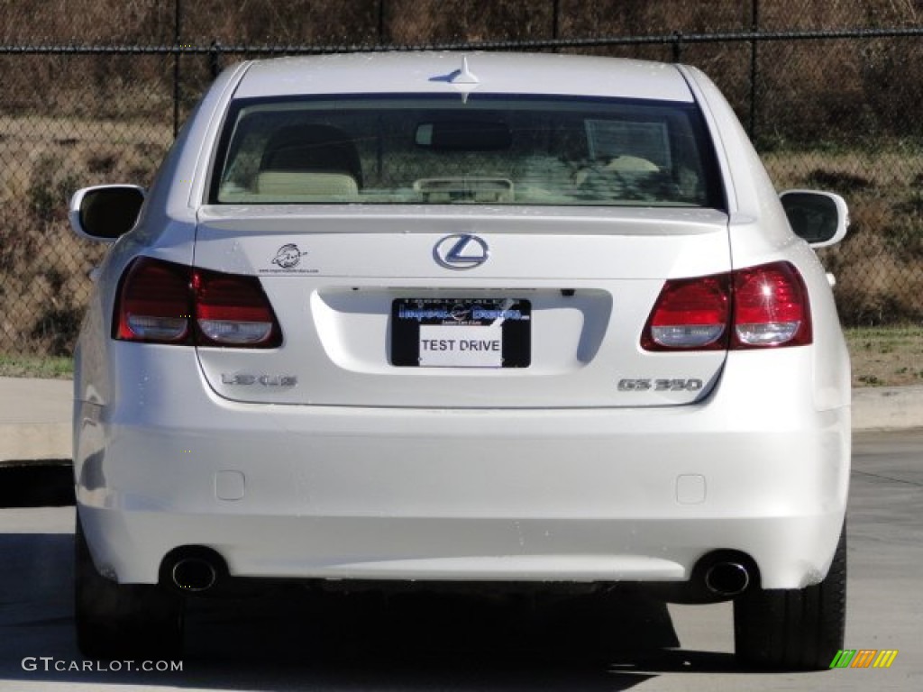 2010 GS 350 - Starfire Pearl White / Parchment photo #10