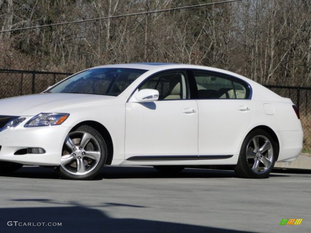 2010 GS 350 - Starfire Pearl White / Parchment photo #24