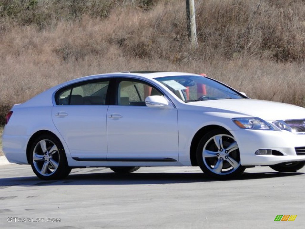 2010 GS 350 - Starfire Pearl White / Parchment photo #27
