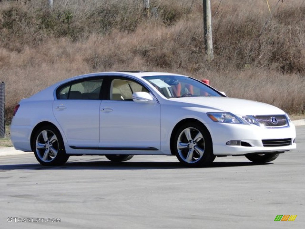 2010 GS 350 - Starfire Pearl White / Parchment photo #32