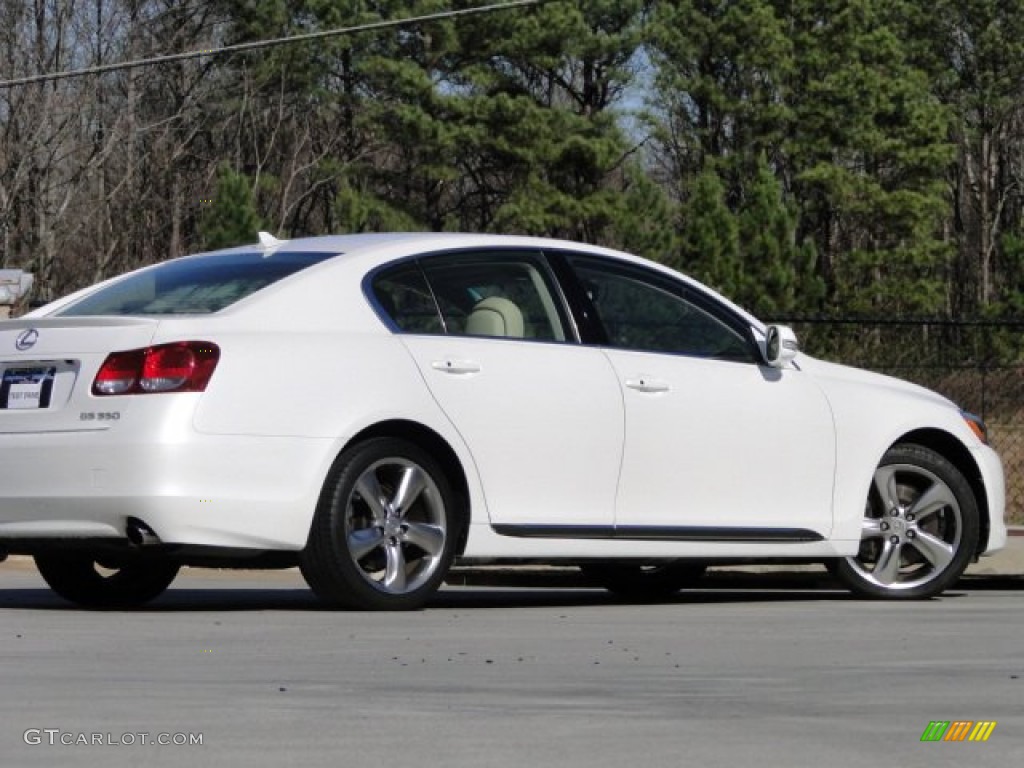 2010 GS 350 - Starfire Pearl White / Parchment photo #40