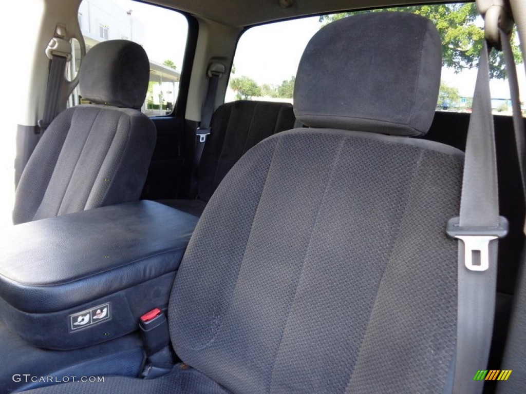 2003 Ram 1500 SLT Quad Cab - Black / Dark Slate Gray photo #5