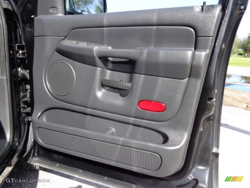 2003 Ram 1500 SLT Quad Cab - Black / Dark Slate Gray photo #64