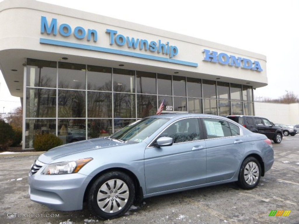 2011 Accord LX Sedan - Glacier Blue Metallic / Gray photo #1