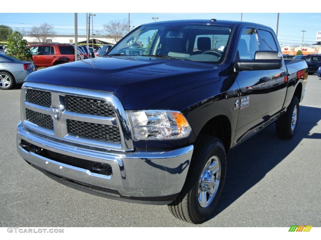 2014 2500 Tradesman Crew Cab 4x4 - True Blue Pearl Coat / Black/Diesel Gray photo #1