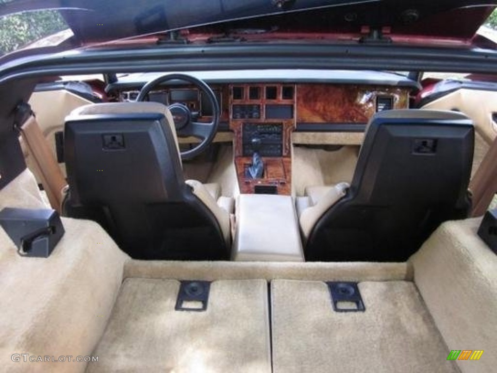 1986 Corvette Coupe - Dark Red Metallic / Saddle photo #9