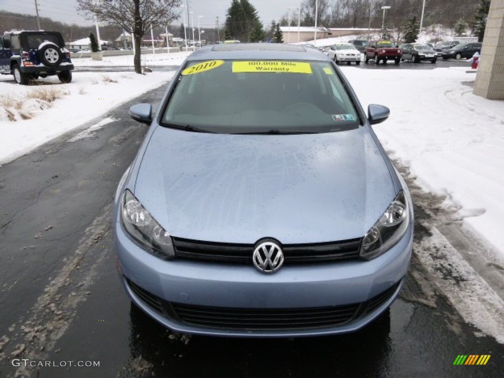 2010 Golf 2 Door - Shark Blue Metallic / Titan Black photo #3