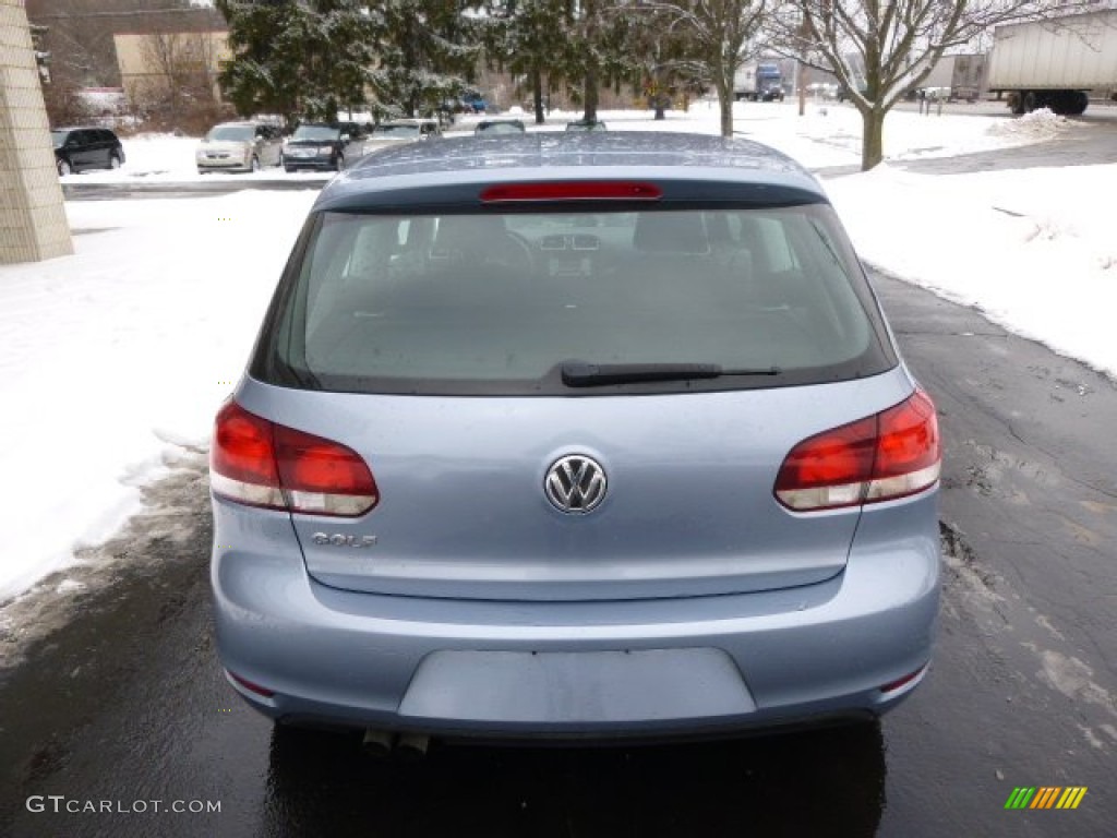 2010 Golf 2 Door - Shark Blue Metallic / Titan Black photo #7