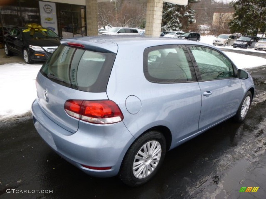 Shark Blue Metallic 2010 Volkswagen Golf 2 Door Exterior Photo #88921949