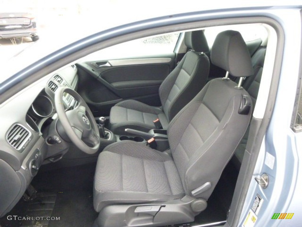 2010 Golf 2 Door - Shark Blue Metallic / Titan Black photo #10