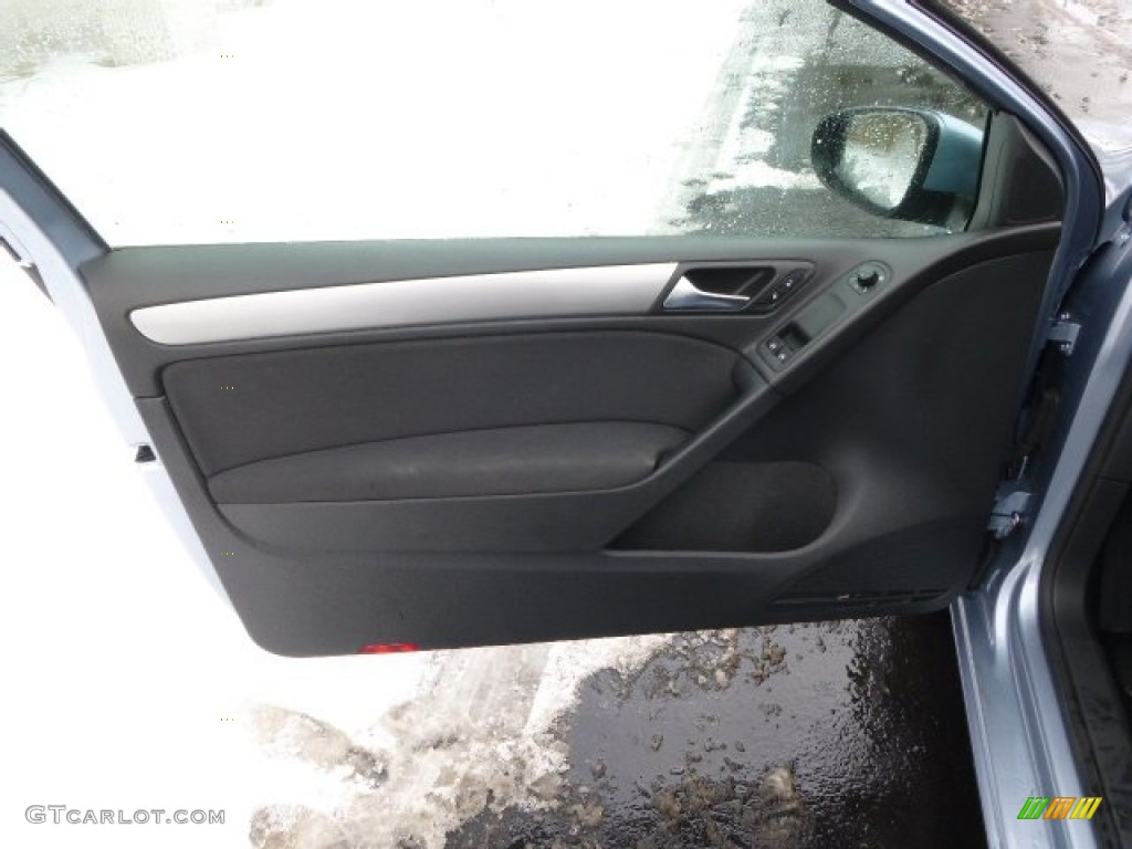 2010 Golf 2 Door - Shark Blue Metallic / Titan Black photo #13