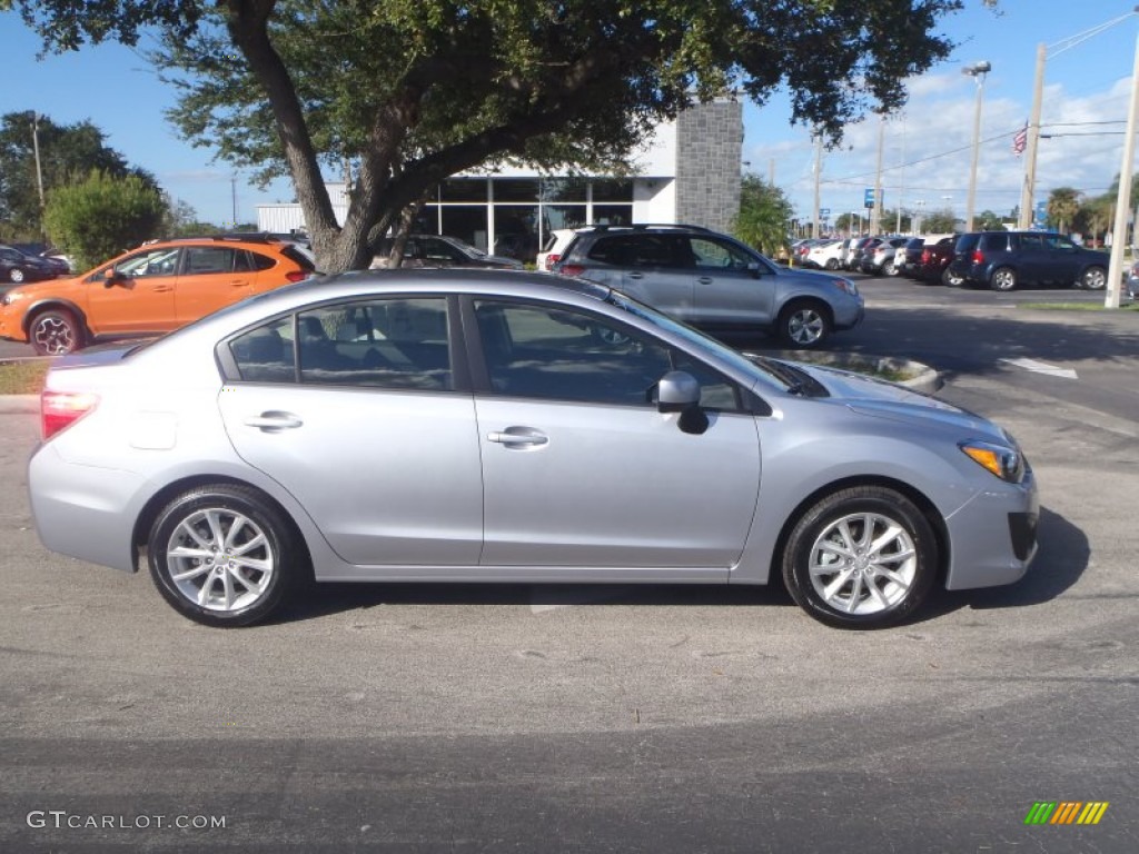Ice Silver Metallic 2014 Subaru Impreza 2.0i Premium 4 Door Exterior Photo #88922393