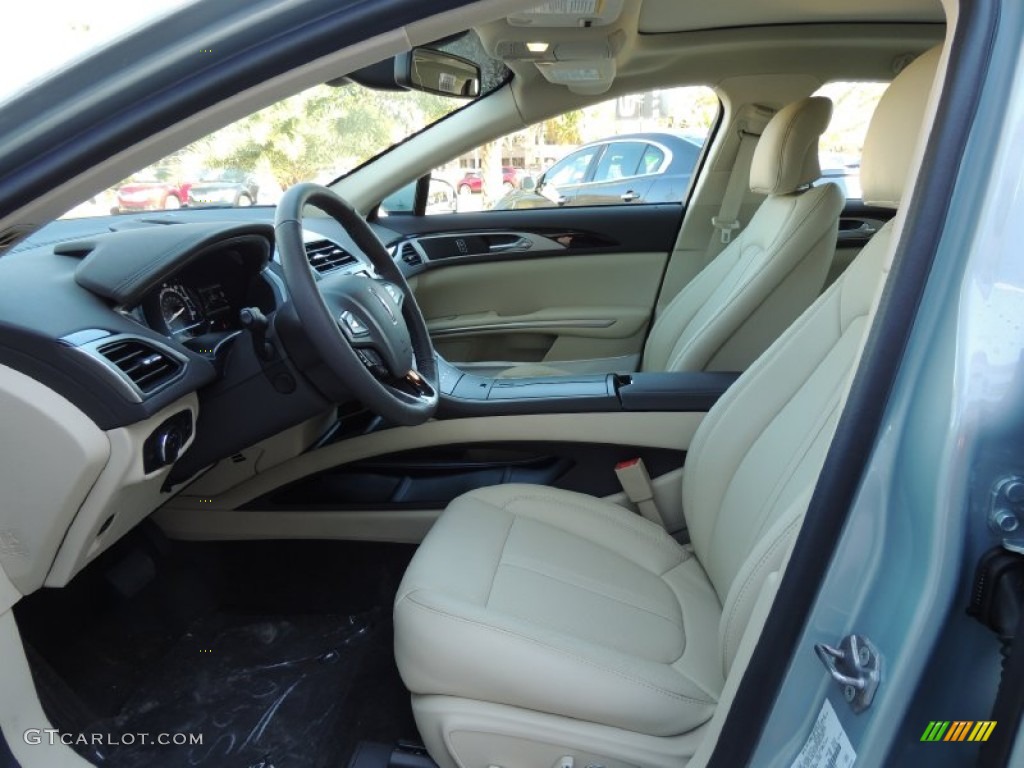 Light Dune Interior 2014 Lincoln MKZ Hybrid Photo #88922657