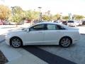 2014 White Platinum Lincoln MKZ Hybrid  photo #3