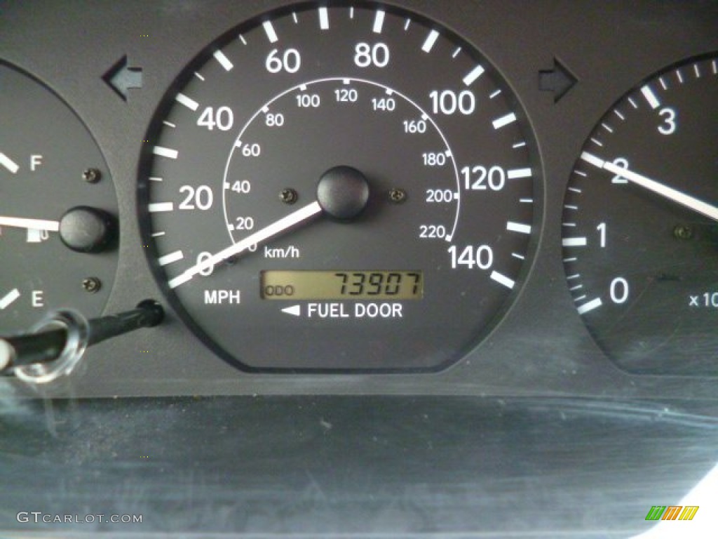 2001 Camry LE - Graphite Gray Pearl / Gray photo #15